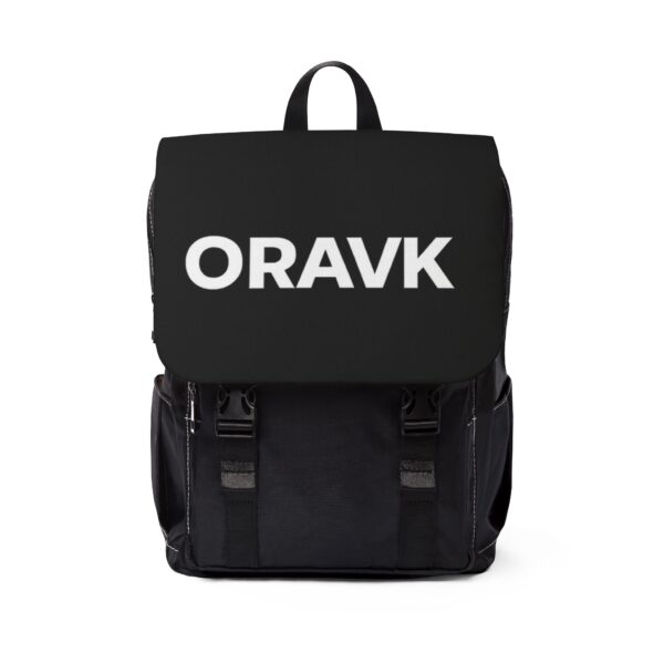 Black Casual Backpack