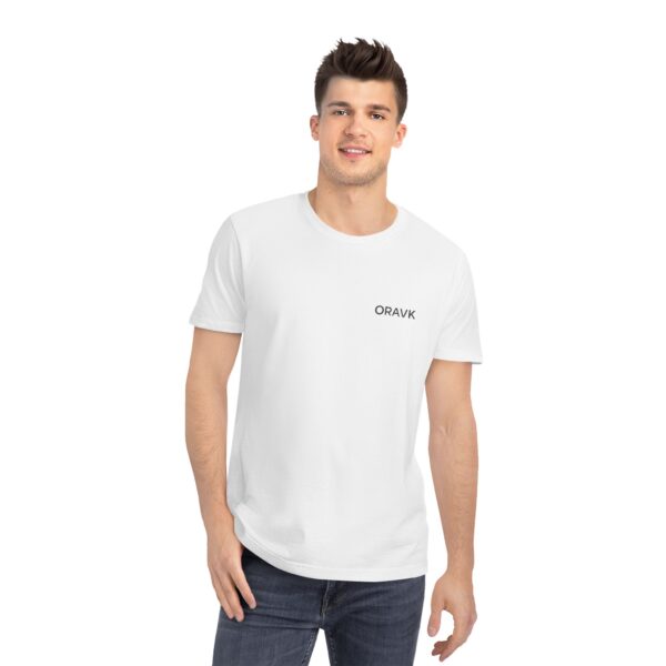 Minimalist 'ORAVK' Logo T-Shirt — Clean Casual Crewneck