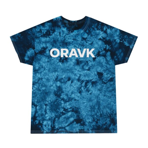Crystal Blue Tie-Dye Tee — ORAVK Graphic Shirt