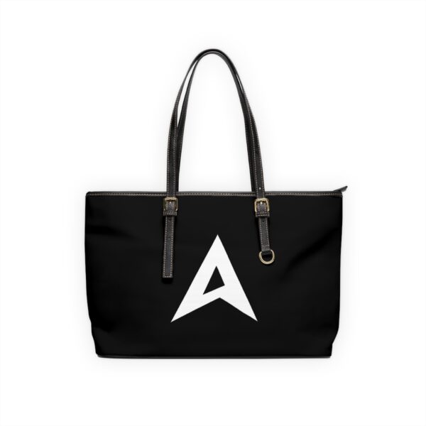 Black PU Leather Shoulder Bag